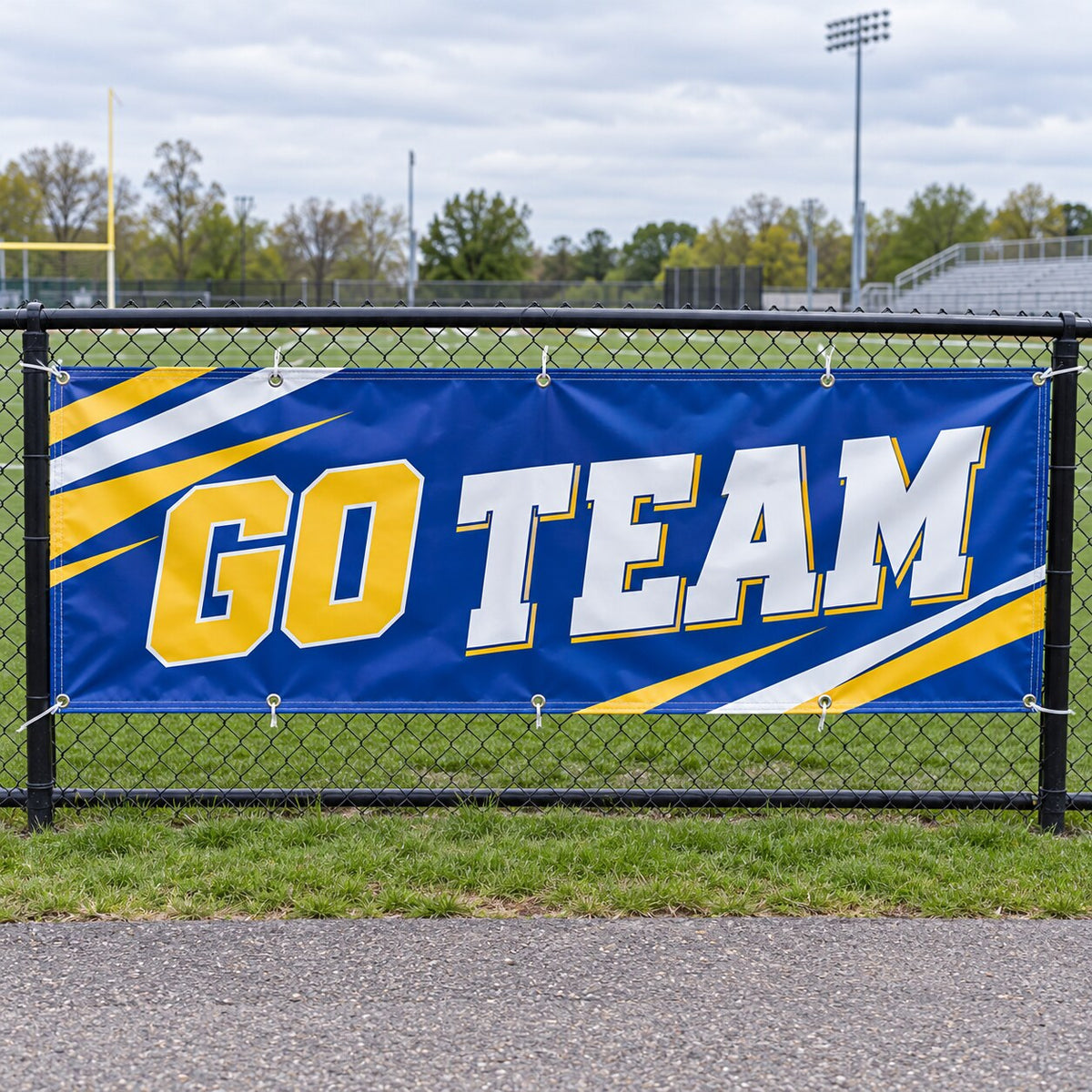 Realistic product mockup of 3 x 6 Vinyl Banner